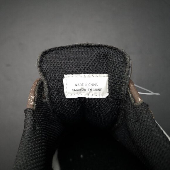 NWT Spalding Ladies Size 6 Dark Brown & White Faux Leather Golf Shoes - Picture 7 of 9